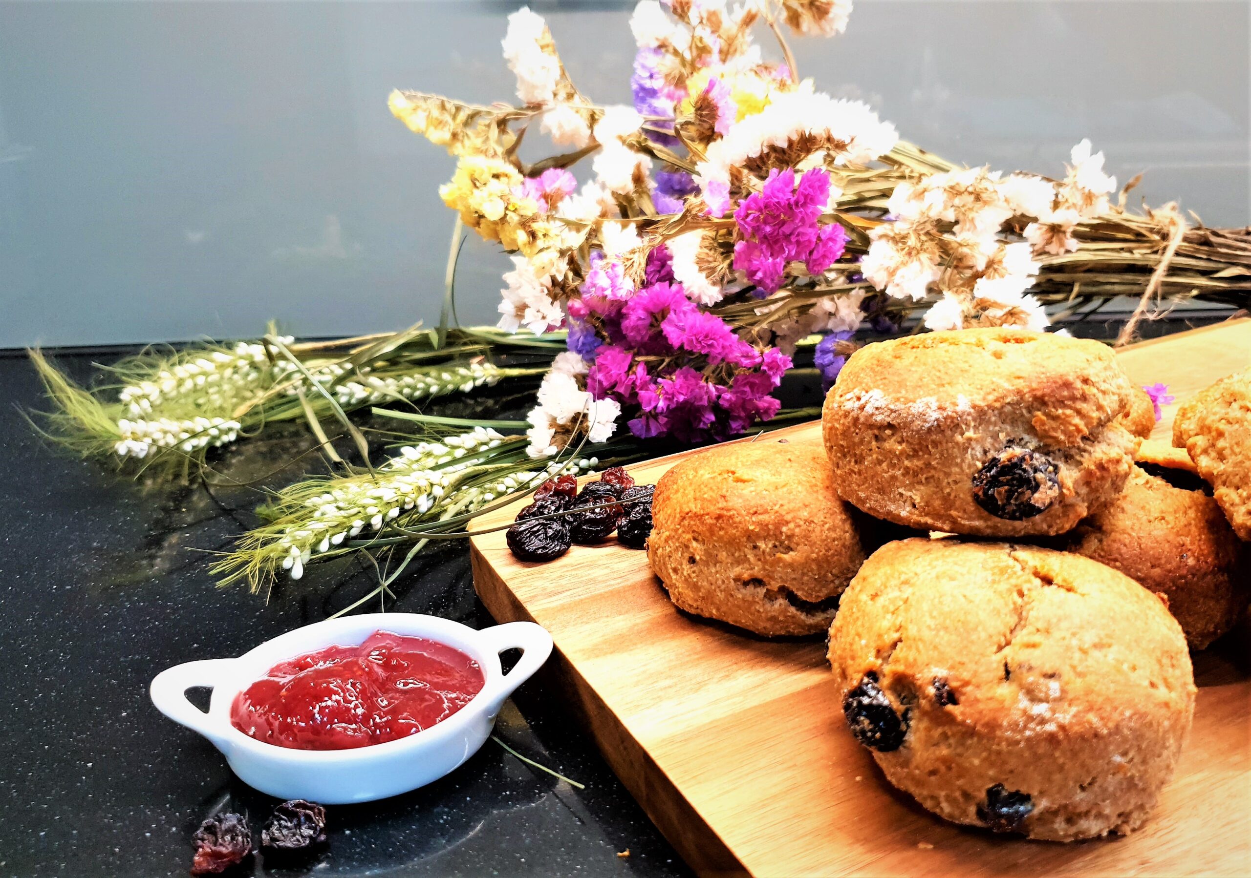 Vegan Raisin Scones